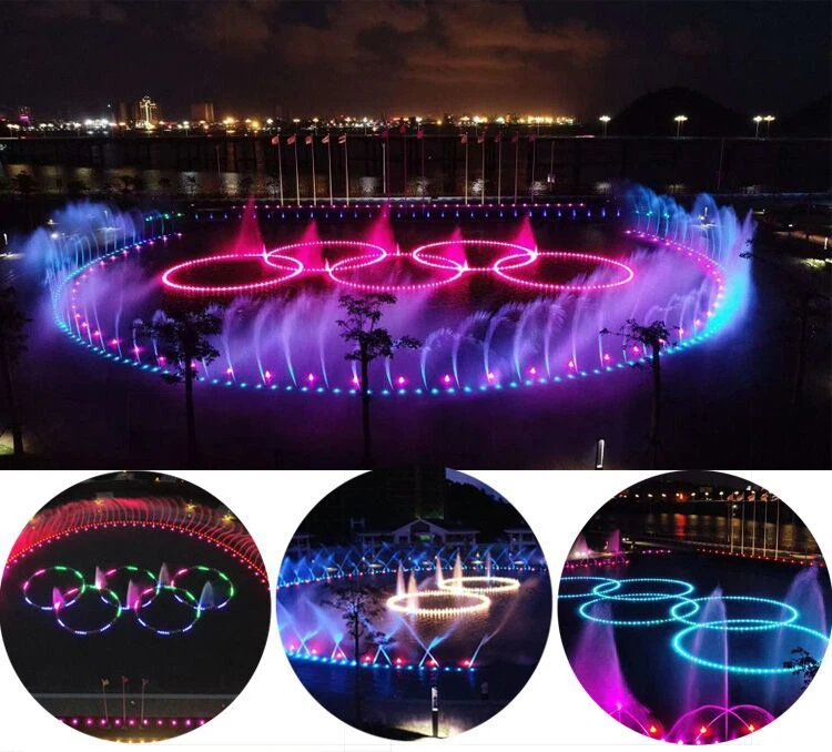 Effect of fountain lamp