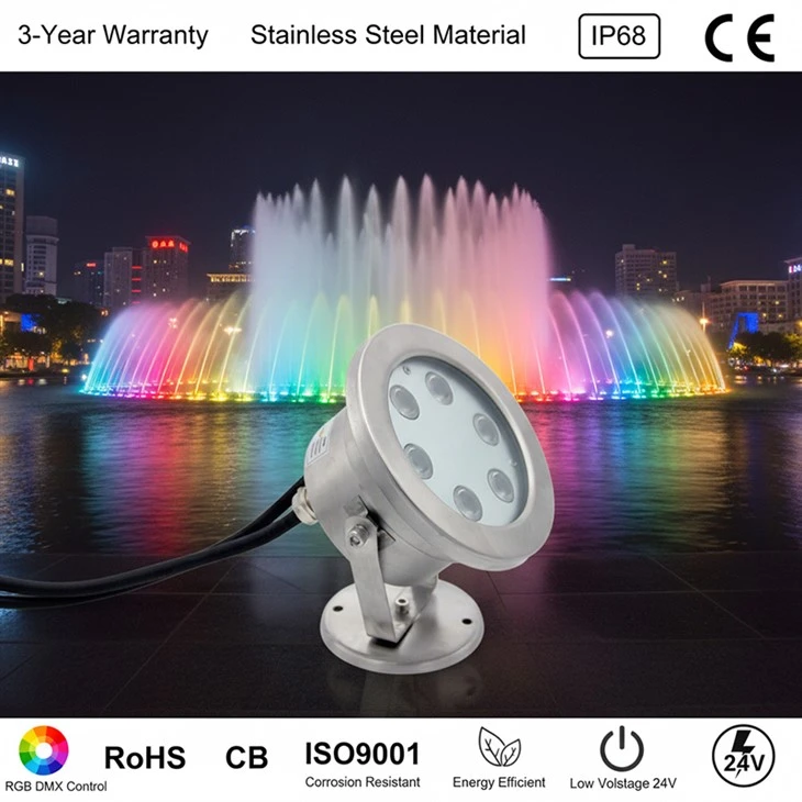 12V Low Voltage LED Fountain Light | Safe Underwater Pond Light | IP68 12V Low Voltage LED Fountain Light | Safe Underwater Pond Light | IP68